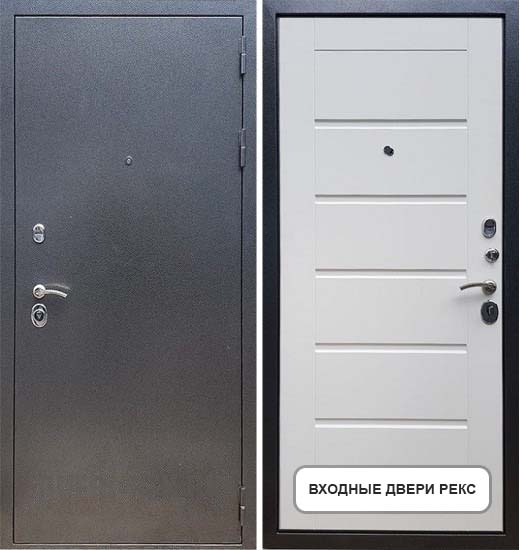 Входная Дверь Рекс  11 / ФЛ-700 (Белый ясень)