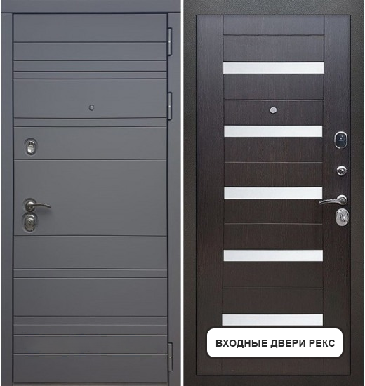 Входная Дверь Рекс  14 / СБ-14 (Венге)