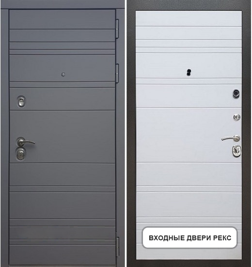 Входная Дверь Рекс  14 / ФЛ-316 (Белый софт)